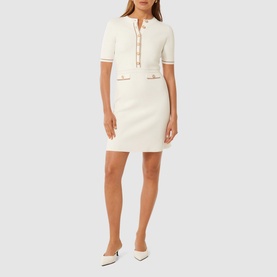 Belle Crepe Mini Knitted Dress