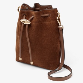 Bon Bon Suede Bucket Bag