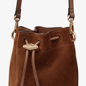 Bon Bon Suede Bucket Bag
