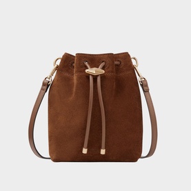 Bon Bon Suede Bucket Bag