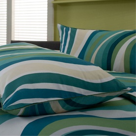 Smith Wave Duvet Set Green
