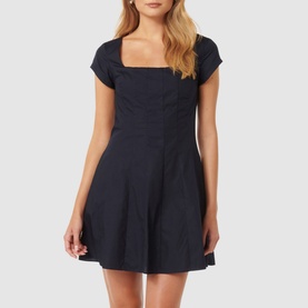 Regina Cap-Sleeve Mini Dress