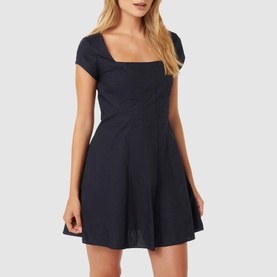 Regina Cap-Sleeve Mini Dress