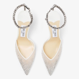 Saeda 100 Crystal-Embellished Pumps