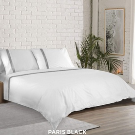 Paris Duvet Set Black