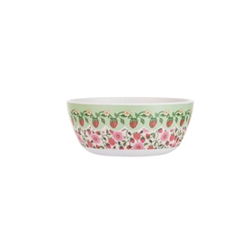 Set of 4 Strawberry Melamine Cereal Bowls