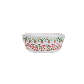 Set of 4 Strawberry Melamine Cereal Bowls