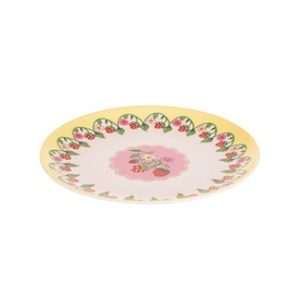 Set of 4 Strawberry Melamine Side Plates