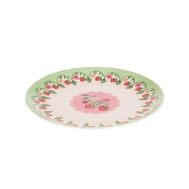 Set of 4 Strawberry Melamine Side Plates