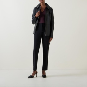 Tilunah Mid-Rise Slim Leg Trousers