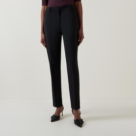 Tilunah Mid-Rise Slim Leg Trousers