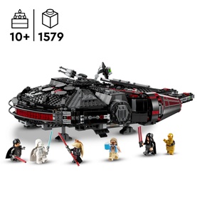 Lego Star Wars The Dark Falcon 1,579-piece buildable starship with 6 minifigures including Darth Vader, for ages 10+