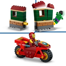 Marvel Iron Man with Bike and The Hulk