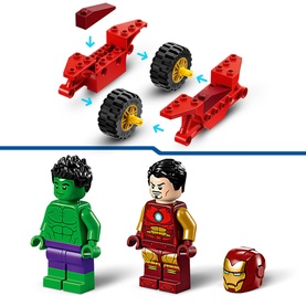 Marvel Iron Man with Bike and The Hulk