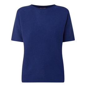 Dropped-Sleeve Knitted Sweater