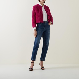 Boucl&eacute; Tweed Cropped Jacket