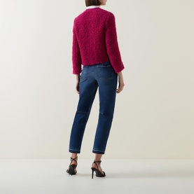 Boucl&eacute; Tweed Cropped Jacket