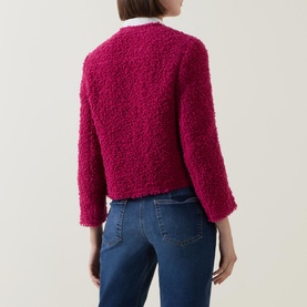 Boucl&eacute; Tweed Cropped Jacket