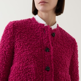 Boucl&eacute; Tweed Cropped Jacket