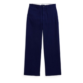 Chino Cropped Wide Leg Trousers