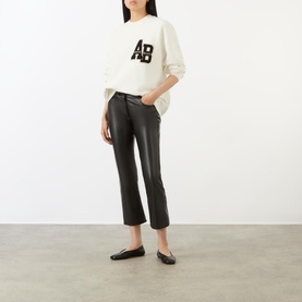 Miles Letterman Oversized Sweatshirt