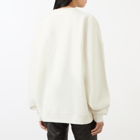 Miles Letterman Oversized Sweatshirt