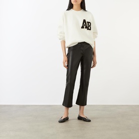 Miles Letterman Oversized Sweatshirt