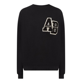 Miles Letterman Oversized Sweatshirt
