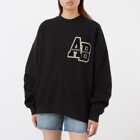 Miles Letterman Oversized Sweatshirt
