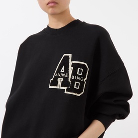 Miles Letterman Oversized Sweatshirt
