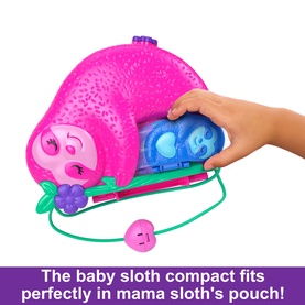 Sloth Family 2-in-1 Purse Compact Toy
