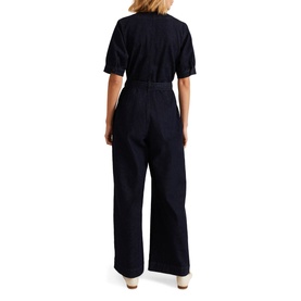 Florisa Wide-Leg Denim Jumpsuit