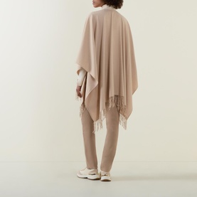 Fringed-Hem Shawl