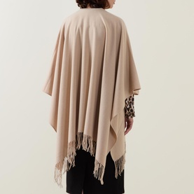 Fringed-Hem Shawl