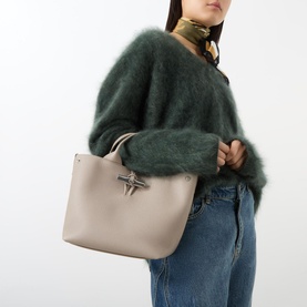 Le Roseau Medium Leather Crossbody Bag