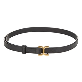 Marcie Narrow Grained Leather Belt