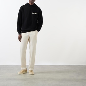 Gros Grain Logo Hoodie