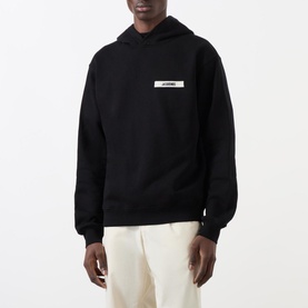 Gros Grain Logo Hoodie