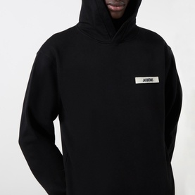 Gros Grain Logo Hoodie