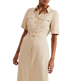 Willow Belted Shirt Dress