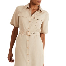Willow Belted Shirt Dress