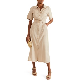 Willow Belted Shirt Dress