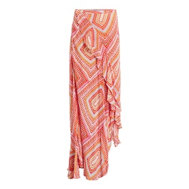 Sara Luisa Asymmetric Ruffle Skirt