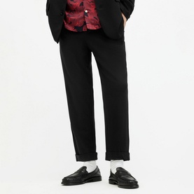 Helm Tapered-Leg Cropped Trousers