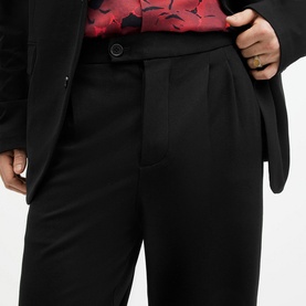 Helm Tapered-Leg Cropped Trousers