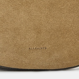 Half Moon Suede Crossbody Bag