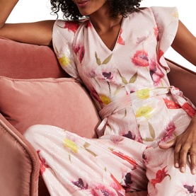 Rhiannon Floral Embellished Jumpsuit
