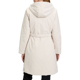 Quilt-Lined Belted Jacket