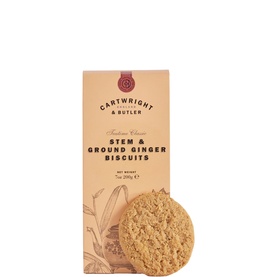 C&B Stem Ginger Biscuits in carton