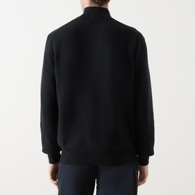 Pima Logo Half-Zip Sweater